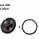 Peugeot 308 speakers + Audio upgrade JBL 225W / 45Watt RMS + ringen