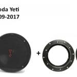 Skoda Yeti speakers Audio upgrade JBL 225W / 45Watt RMS + ringen