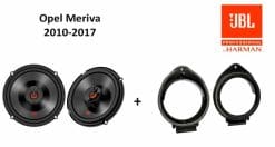 Opel Meriva speakers Audio upgrade JBL 225W / 45Watt RMS + ringen