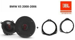 BMW X5 speakers Audio upgrade JBL 225W / 45Watt RMS + ringen