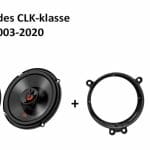 Mercedes CLK-klasse (209) speakers Audio upgrade JBL 225W / 45Watt RMS + ringen