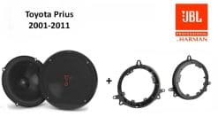 Toyota Prius speakers Audio upgrade JBL 225W / 45Watt RMS + ringen