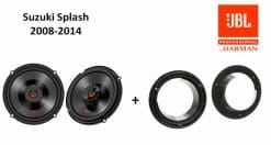 Suzuki Splash speakers  Audio upgrade JBL 225W / 45Watt RMS + ringen