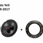 Skoda Yeti speakers Audio upgrade JBL 225W / 45Watt RMS + ringen