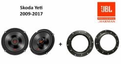 Skoda Yeti speakers Audio upgrade JBL 225W / 45Watt RMS + ringen