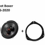 Peugeot Boxer speakers Audio upgrade JBL 225W / 45Watt RMS + ringen