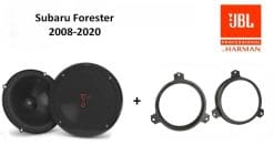 Subaru Forester speakers Audio upgrade JBL 225W / 45Watt RMS + ringen