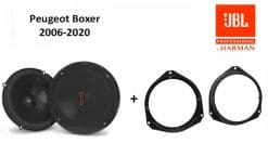Peugeot Boxer speakers Audio upgrade JBL 225W / 45Watt RMS + ringen