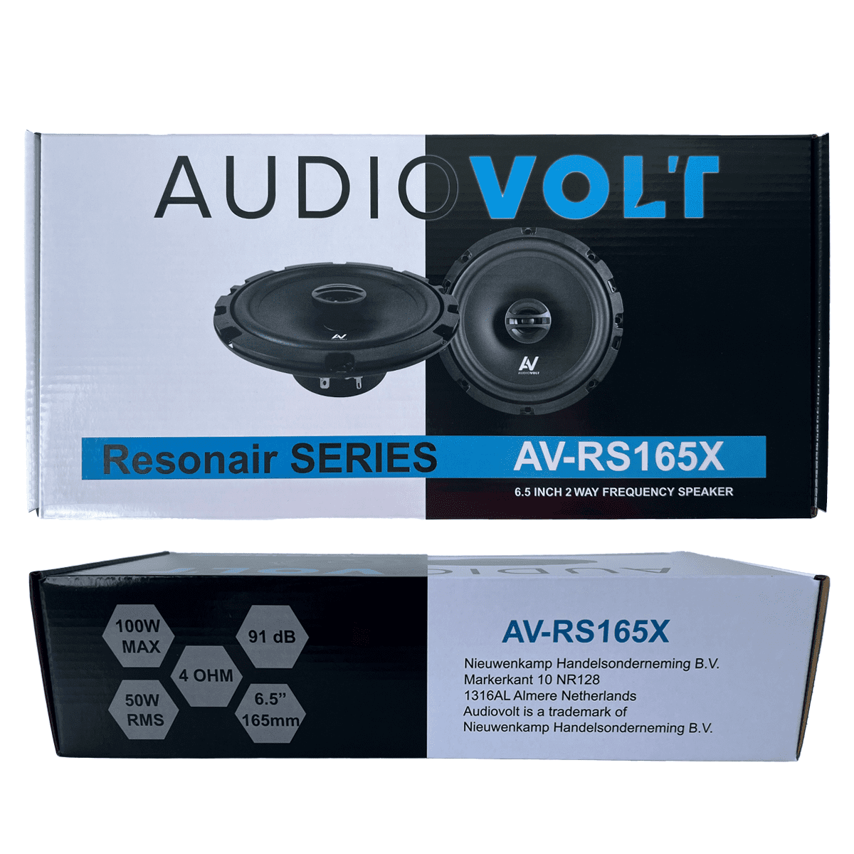 Audiovolt Resonair AV-RS165X | 165 mm Coaxiale Speakers (2-stuks