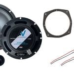 Speakerset Mitsubishi Pajero (2014-2018) Component met In-Line filter 100W - inclusief ringen - AV-RS165CI Audio Upgrade