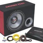 Ground Zero GZ BASS KIT 12.300X – 12" Subwoofer met Versterker – Complete Basreflex Subwooferkit