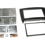 2-DIN Paneel Mercedes Benz CLK (W209) 2004-2010 Kleur: Zwart